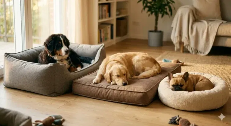 Orthopädisches Hundebett Tiefschlaf ist wichtig